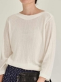 Caroline Sills Crinkle Boatneck 