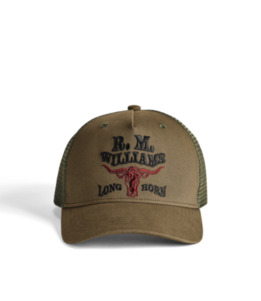 R.M. Williams RMW Longhorn Trucker Cap-mens-Sparrows