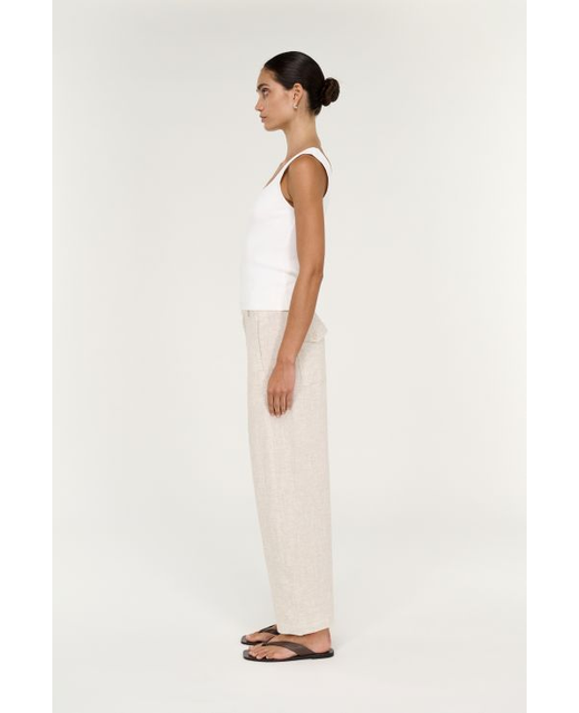 Staple Neve Linen Barrell Leg Pant