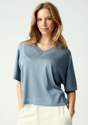 Untouched World Camille V Tee-womenswear-Sparrows