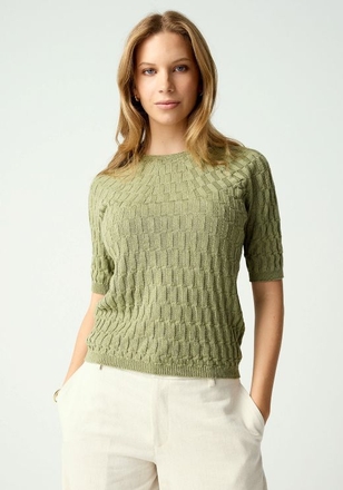 Untouched World Belle Knit Tee -womenswear-Sparrows