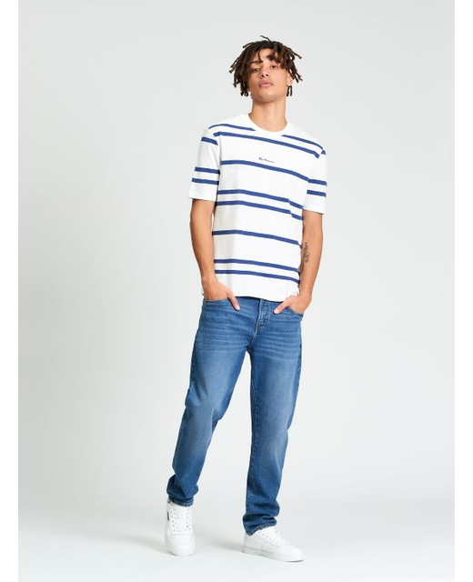 Ben Sherman Pique Stripe Tee