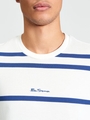 Ben Sherman Pique Stripe Tee