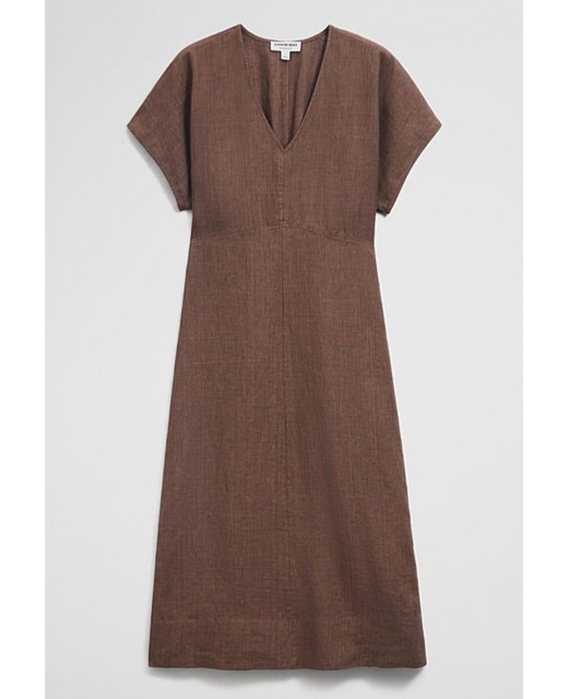 Country Road Linen Midi Dress
