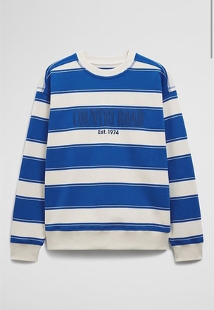 Country Road Stripe Logo Sweat-womenswear-Sparrows