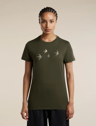 Icebreaker 150 Tech Lite SS Tee Bird Transit-womenswear-Sparrows