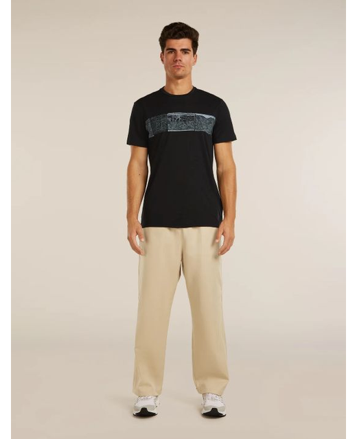 Icebreaker Mens 150 Tech SS Tee - Lines