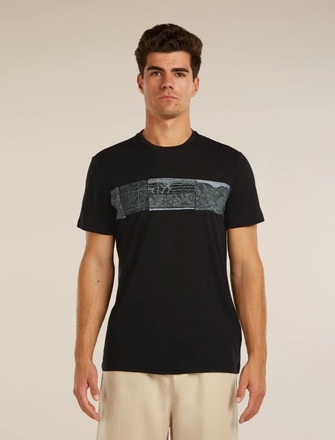 Icebreaker Mens 150 Tech SS Tee - Lines-mens-Sparrows