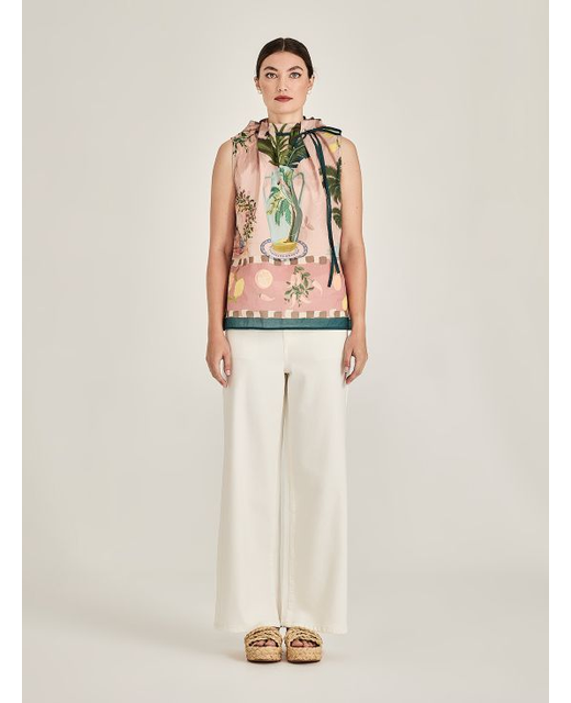Caroline Sills Florine Jasper Top