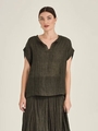 Caroline Sills Palmer Linen Top