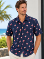 English Laundry Pink Flamingo S/S Shirt