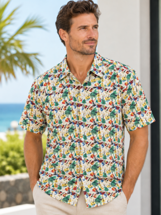 English Laundry Piano S/S Shirt-mens-Sparrows